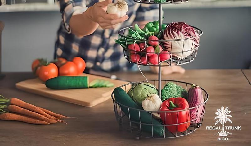 Imagen principal del artículo 'Las mejores cestas de frutas y verduras: Organización y estilo en tu cocina'