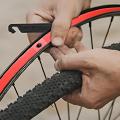 Las mejores cintas cubre-llanta para bicicletas: detalle AMARILLO ROJO NEGRA