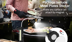 Imagen principal del artículo 'Las mejores luces magnéticas para barbacoa con lámpara lateral, zoom ajustable, accesorios para asar al aire libre.'